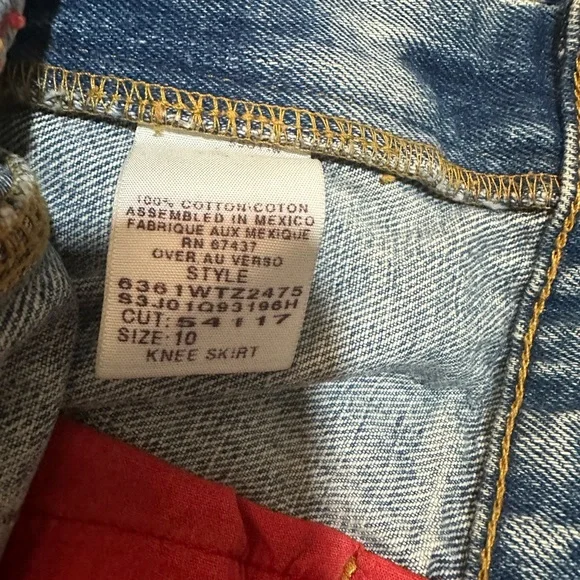 Lauren Jeans Co. Ralph Lauren  knee skirt used - Picture 3 of 5